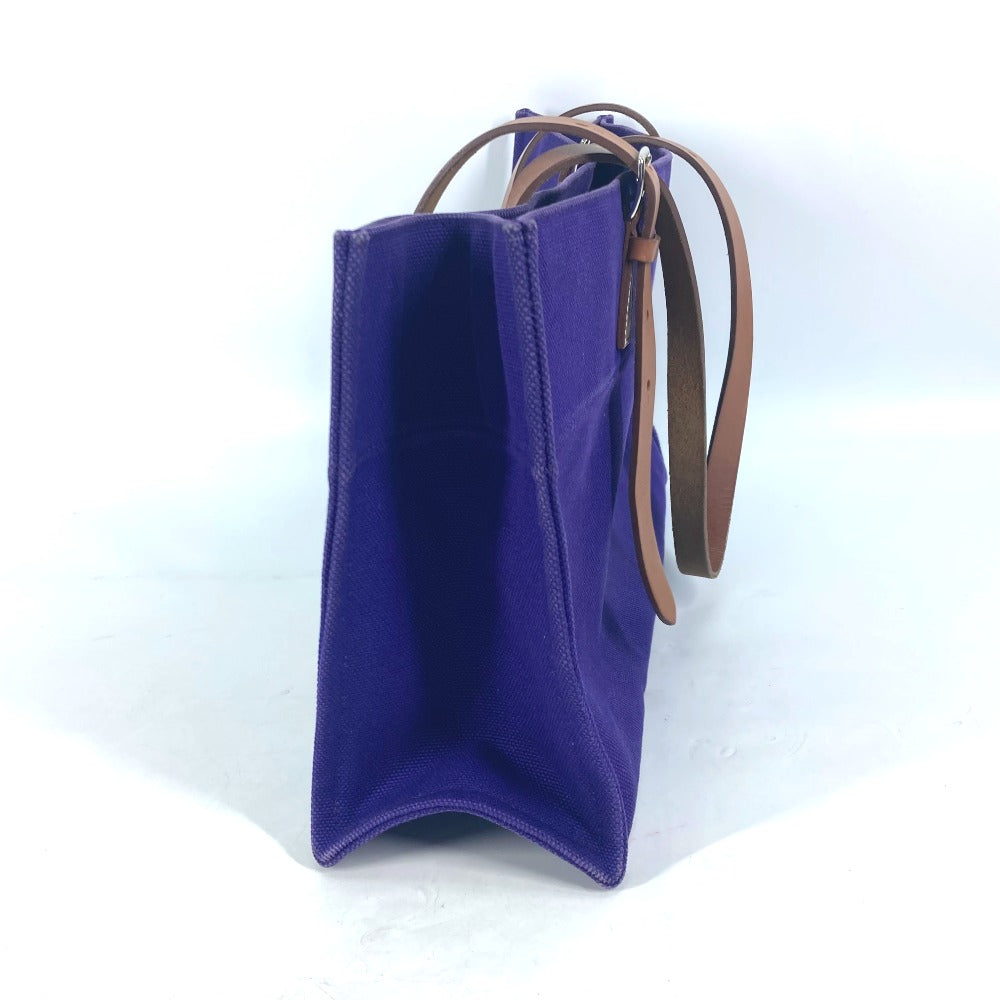 HERMES Tote Bag canvas purple EtriviÃ¨re Elan