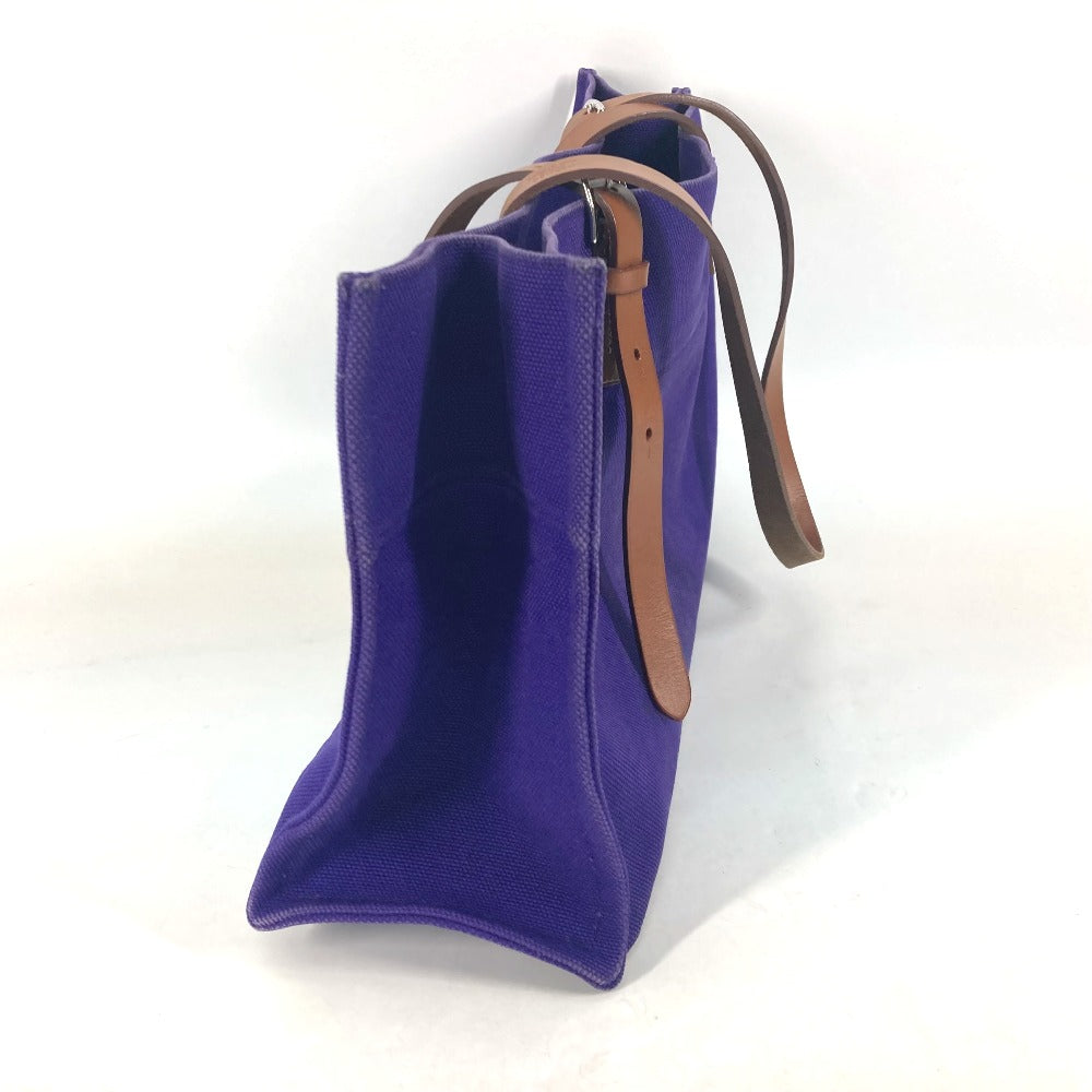 HERMES Tote Bag canvas purple EtriviÃ¨re Elan