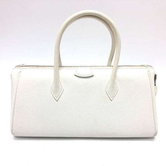 HERMES Handbag Epsom white Pararibbe Bay 27