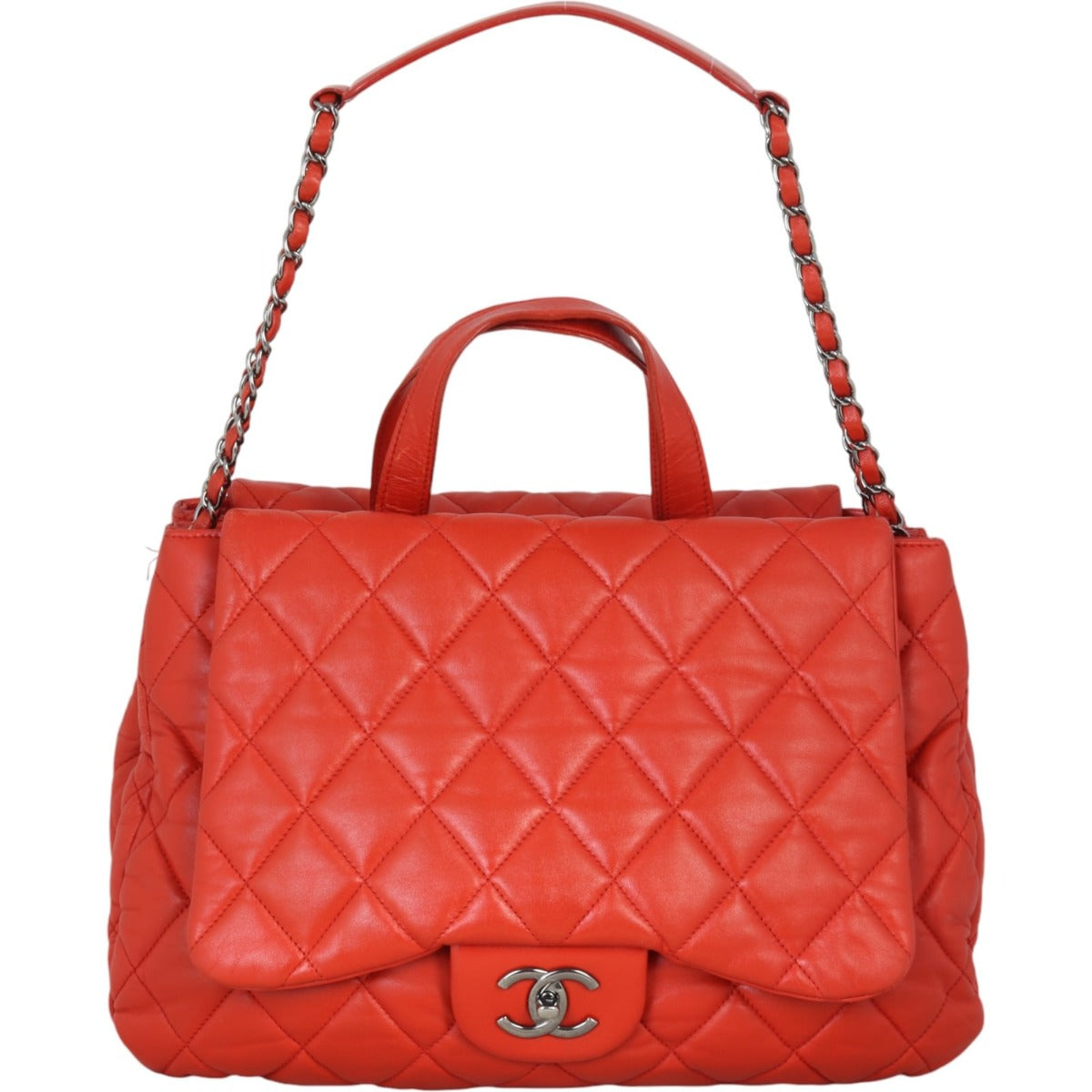 Chanel Accordion Top Handle Bag
