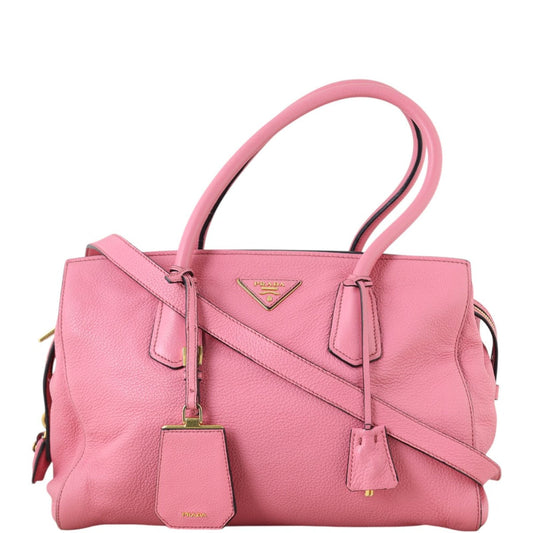 Prada Vitello Daino Zip Tote
