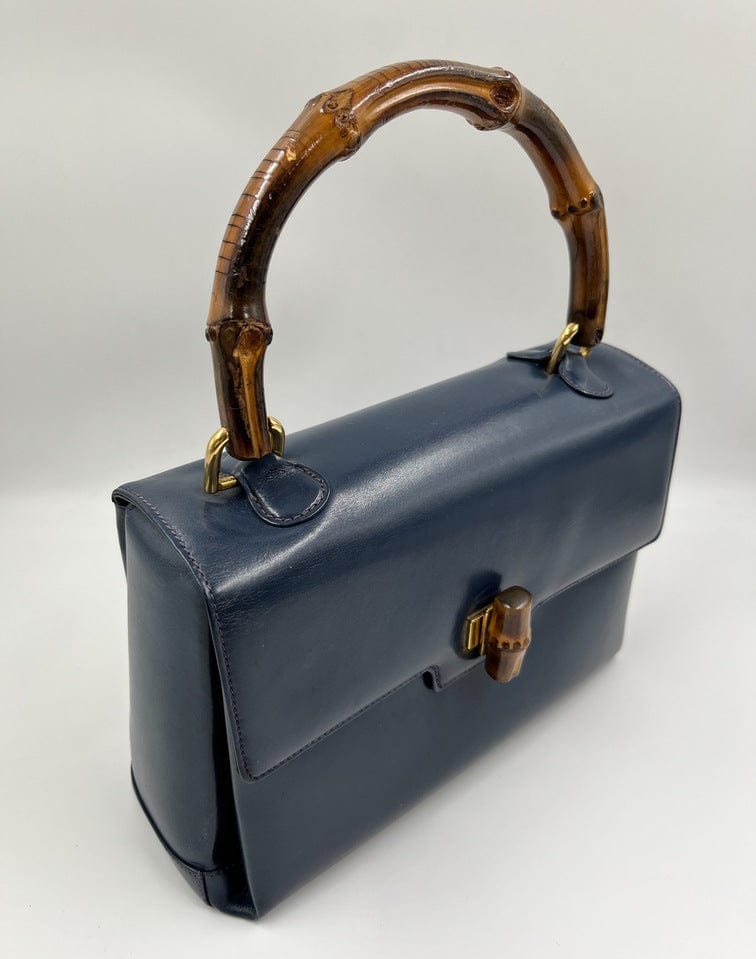 Gucci Bamboo Leather Shoulder Bag Style 2