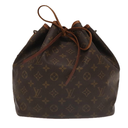 Louis Vuitton Petit Noé Canvas Shoulder Bag