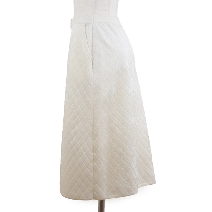 Chanel Quilted Center Zip Skirt Classic Flap Tote