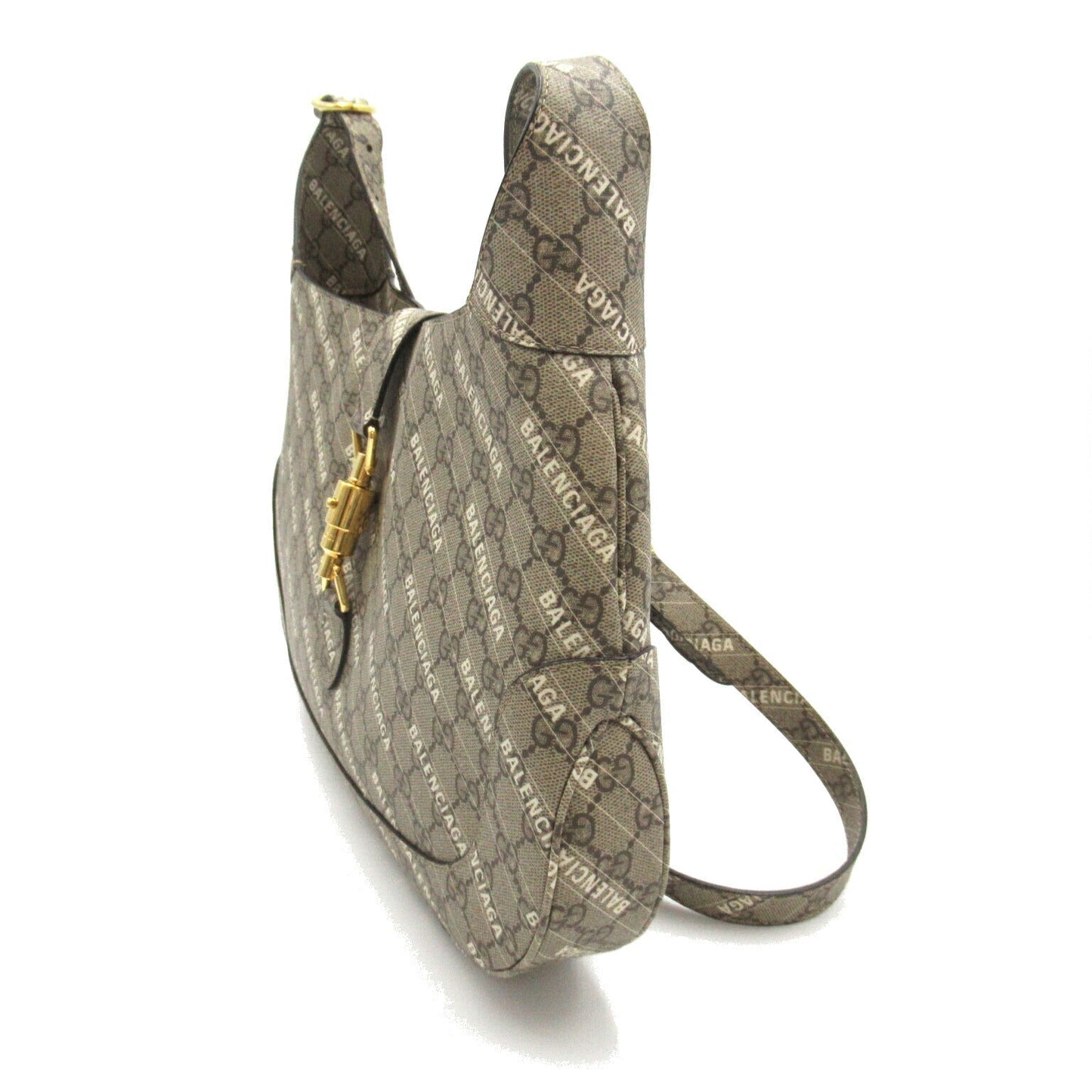 Gucci x Luxury Balenciaga Trending 2026 Shoulder Bag Brown PVC Canvas