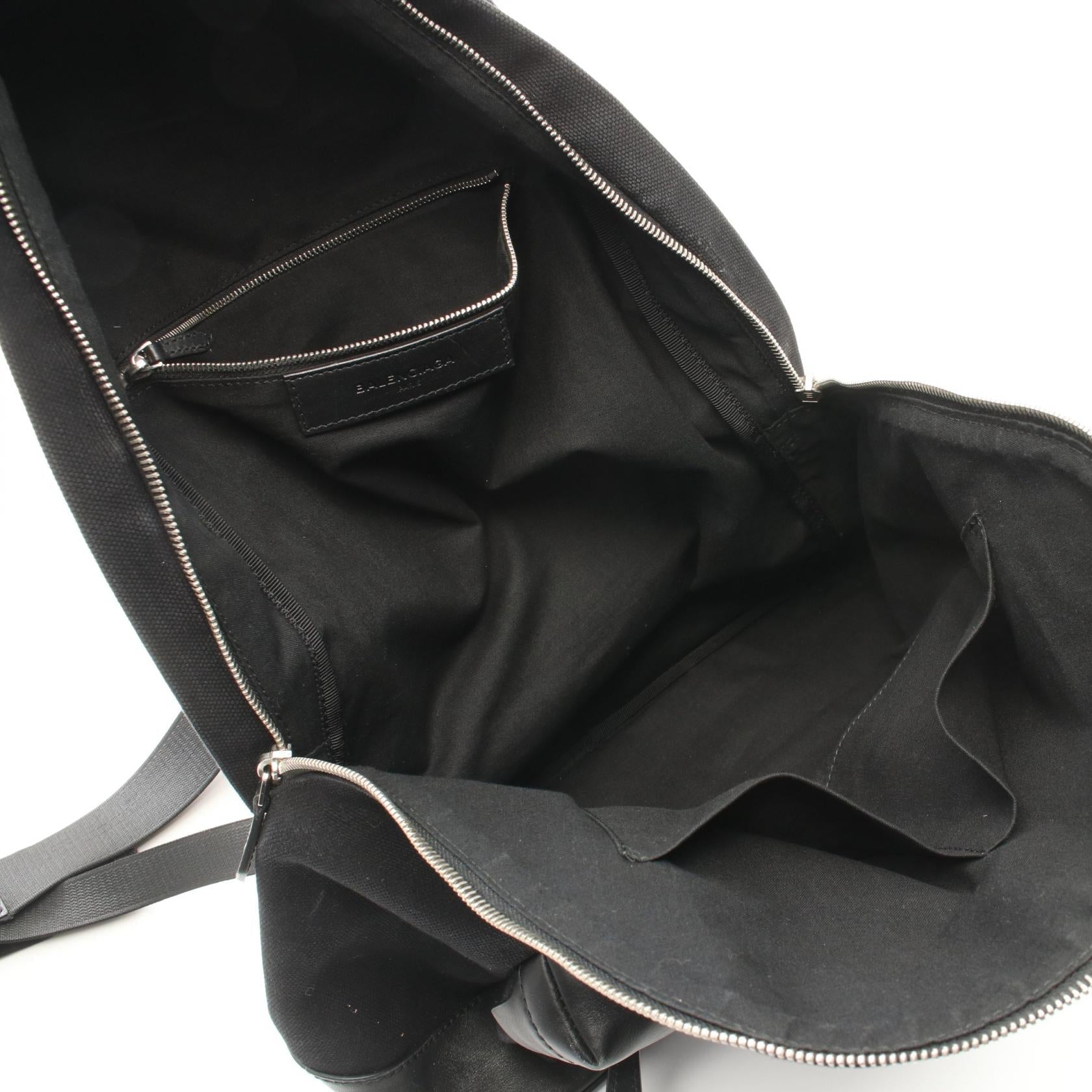 Balenciaga Canvas Leather Backpack 392007
