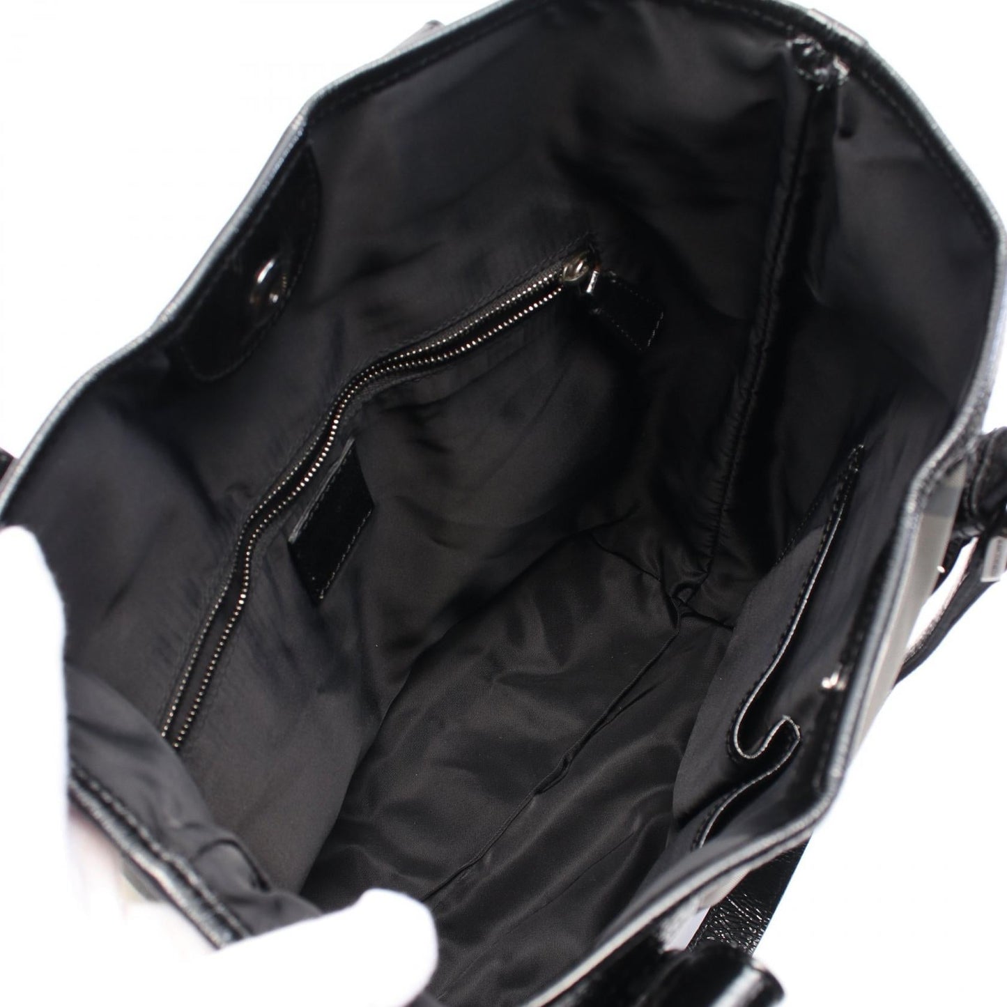 Burberry Tote Bag Nylon Patent Leather Tote Bag