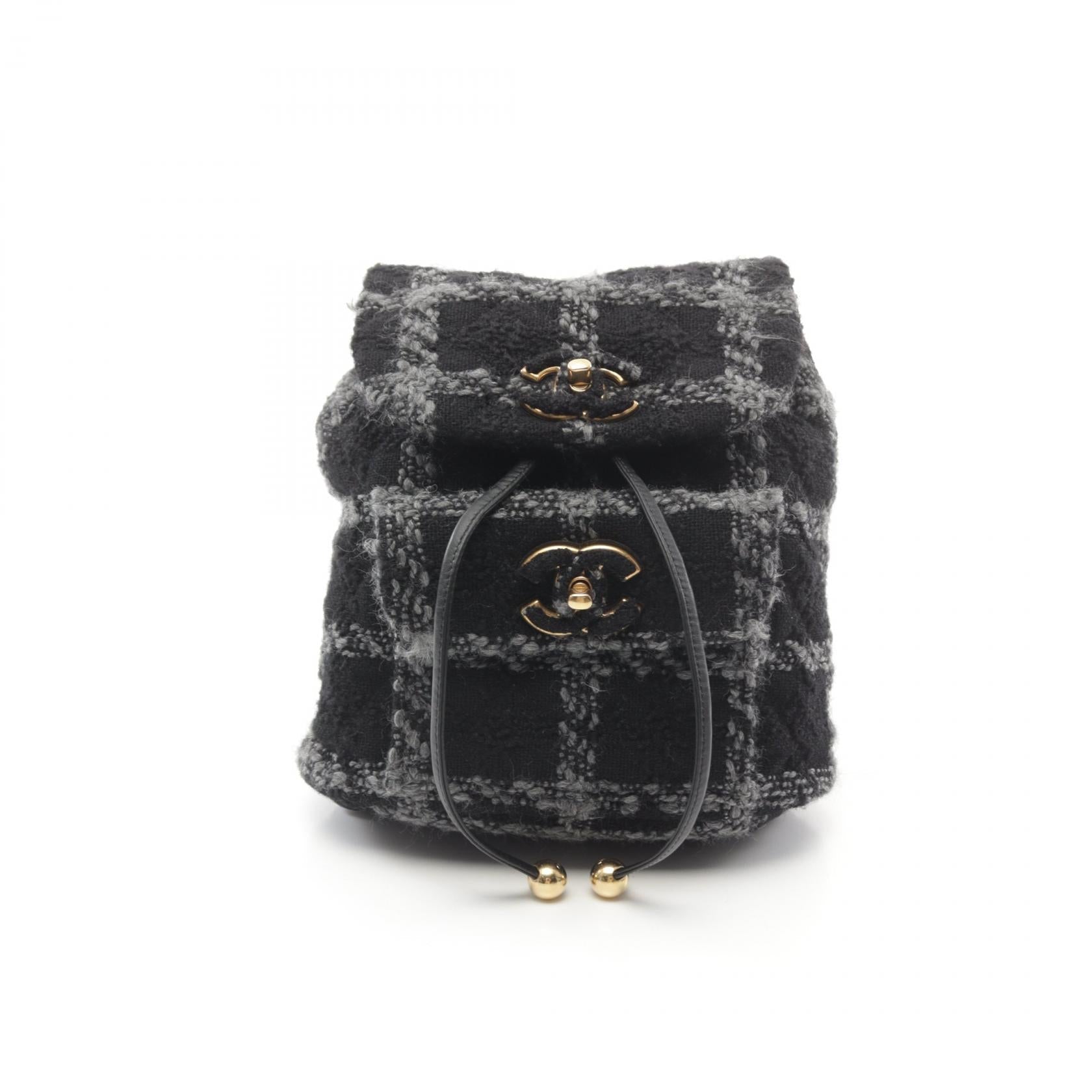 Chanel Coco Mark Fabric Backpack Classic Flap