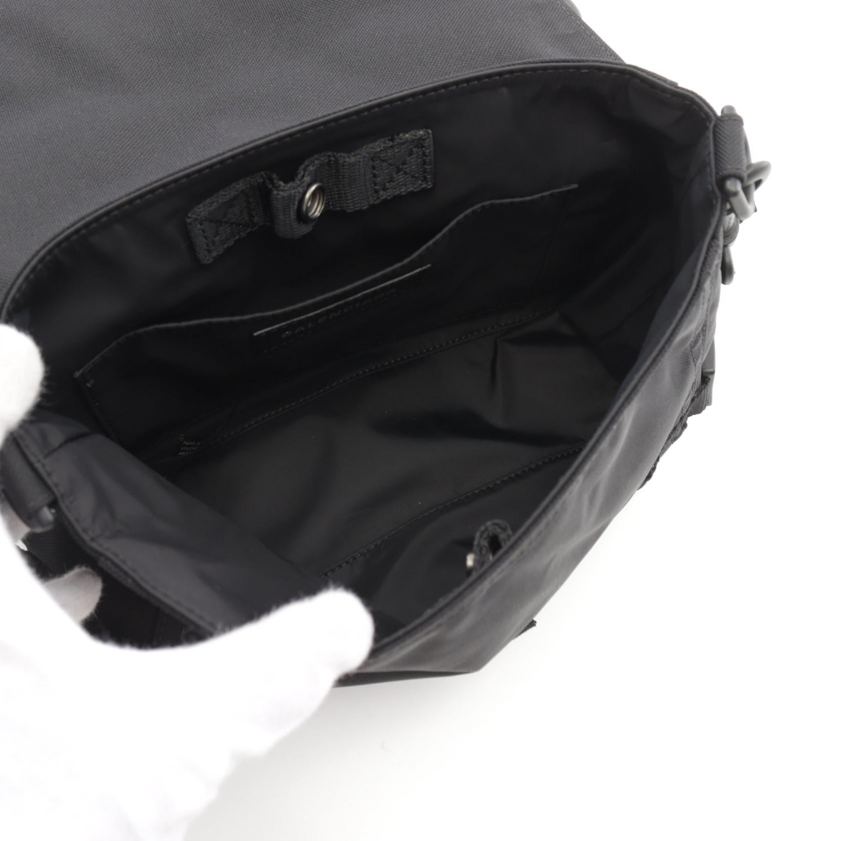 Balenciaga Army Messenger S Nylon Canvas Handbag
