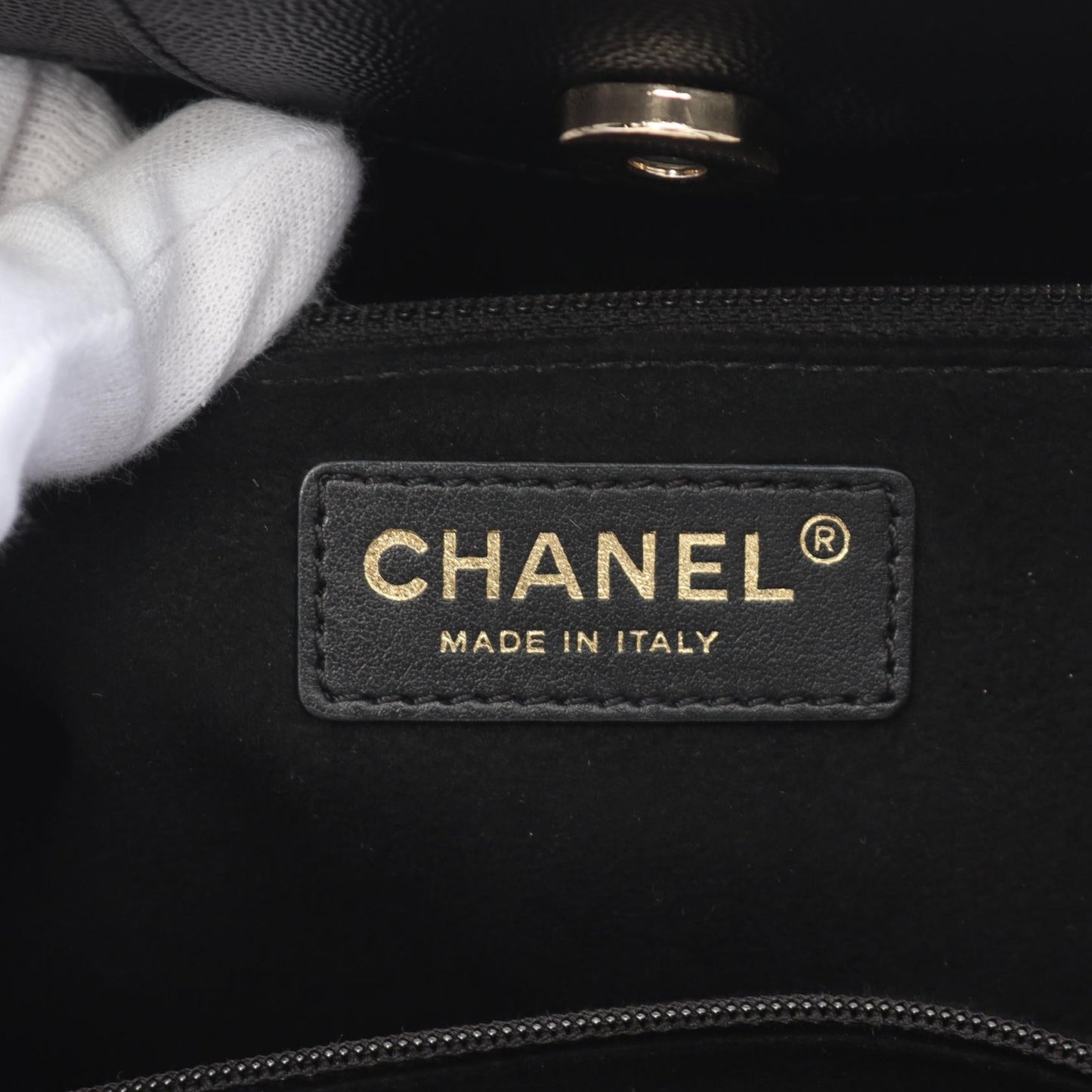 Chanel Deauville Grained Calfskin Tote Bag