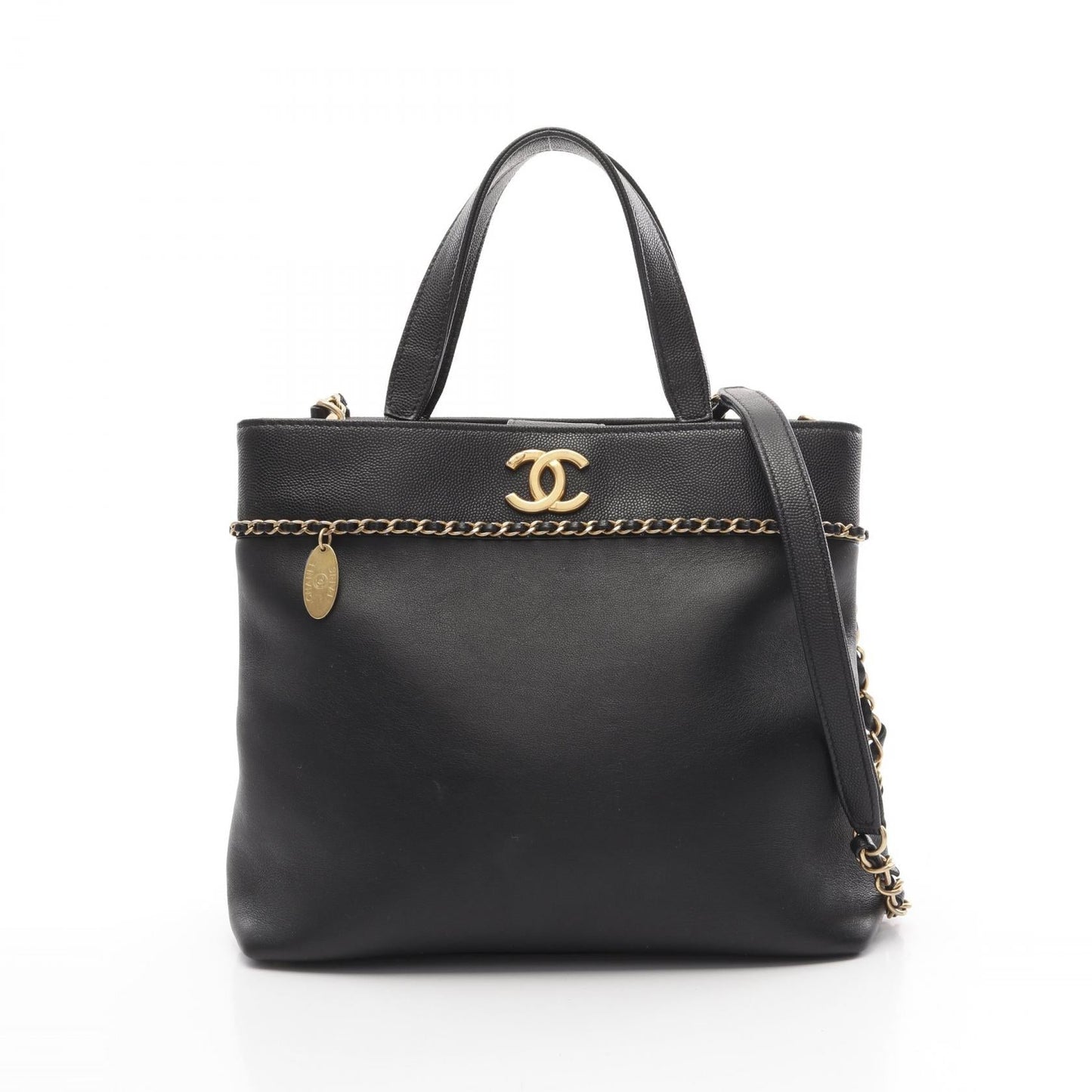 Chanel Coco MatelassÃ© Grained Calfskin Shoulder Bag