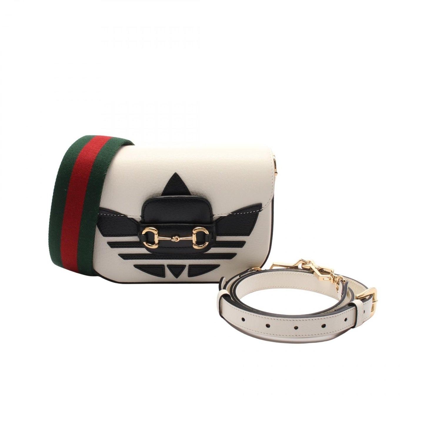 Gucci adidas Horsebit 1955 Leather Shoulder Bag