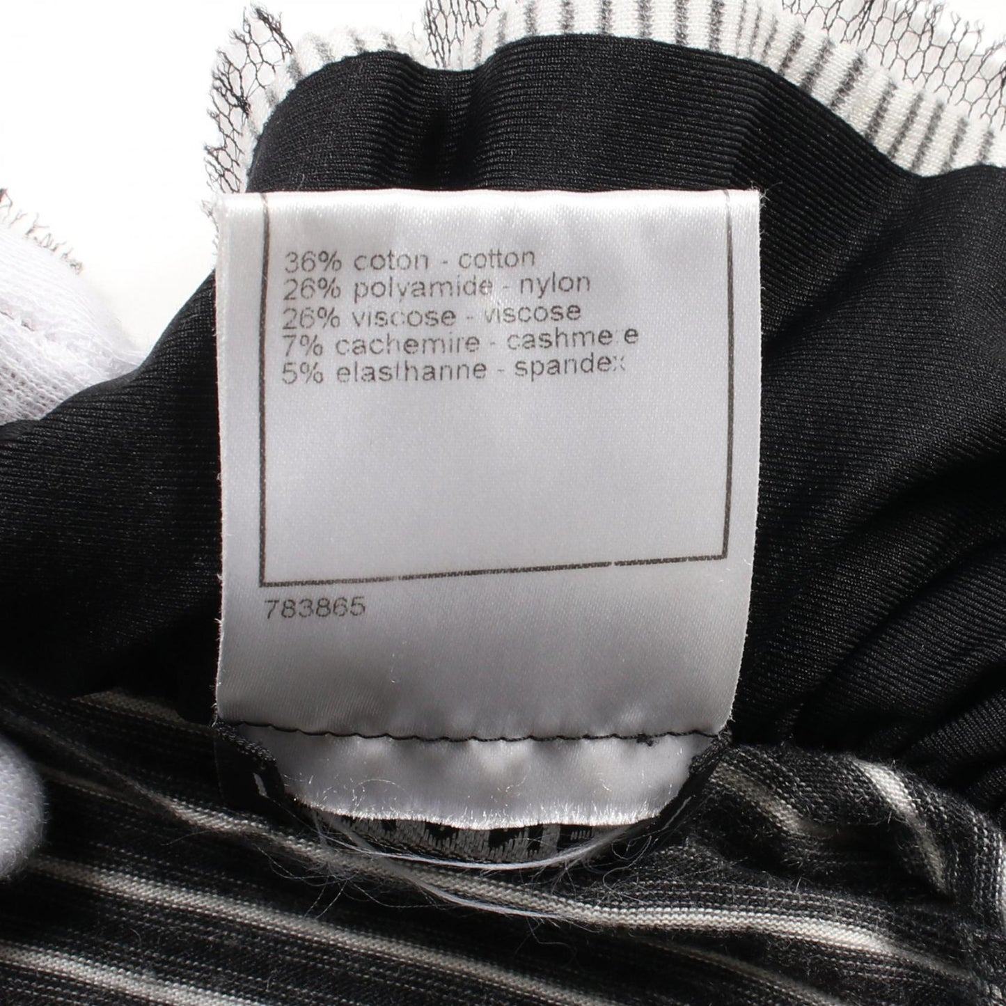 Chanel Cotton Nylon Top Handbag