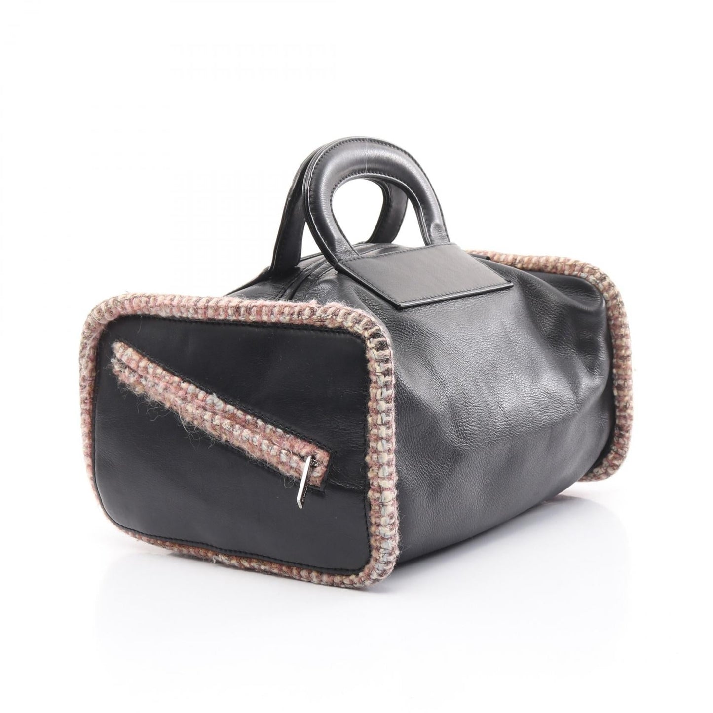 Chanel Leather Fabric Handbag