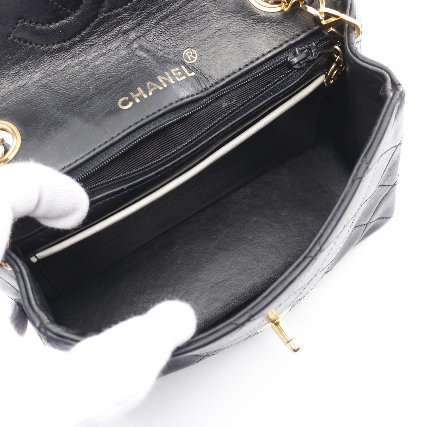 Chanel Mini MatelassÃ© Lambskin Shoulder Bag