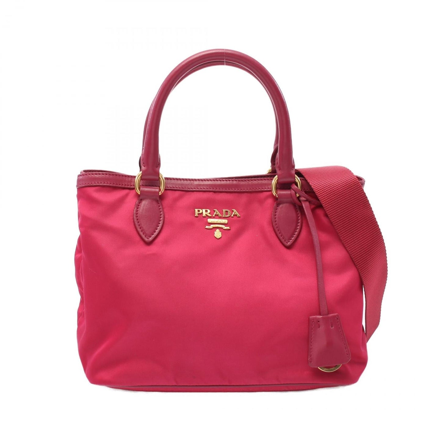 Prada TESSUTO + SOFT CA Nylon Leather Handbag