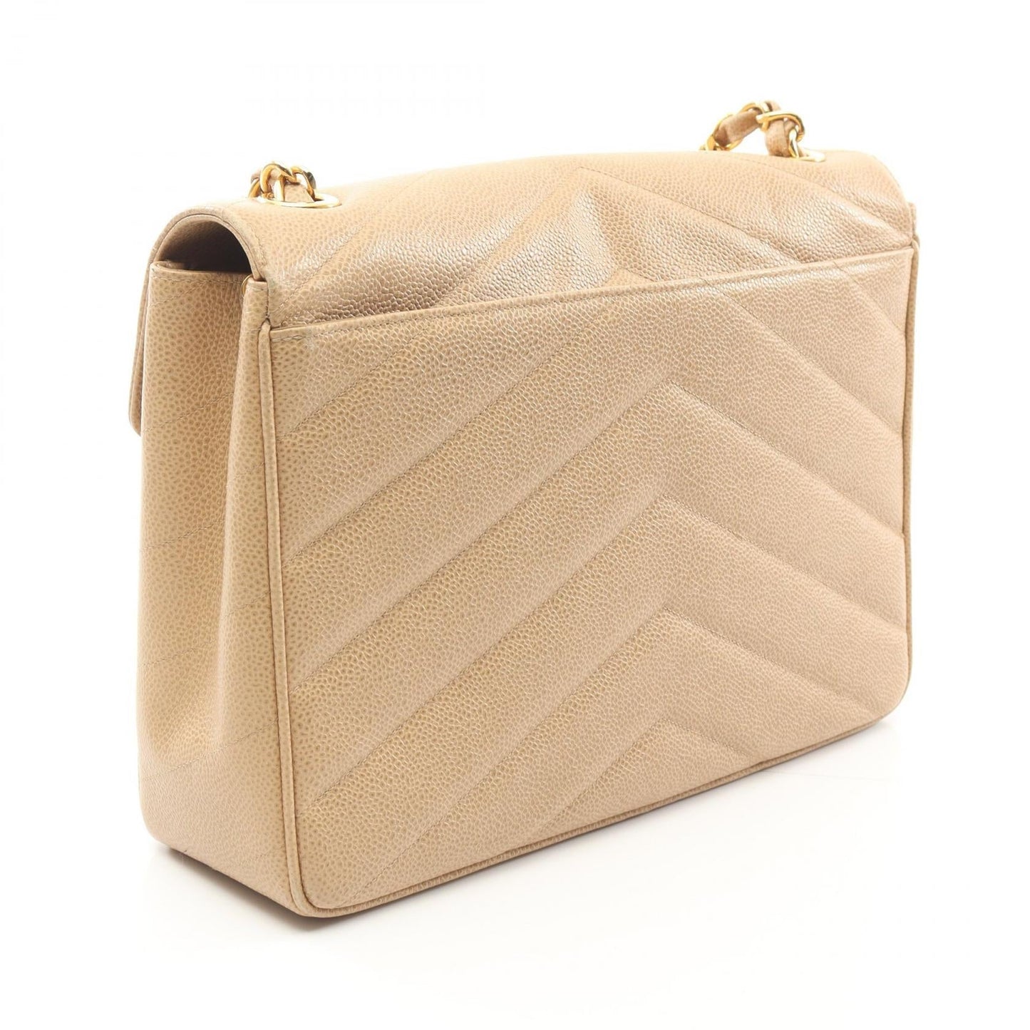 Chanel V-stitch Calfskin Shoulder Bag