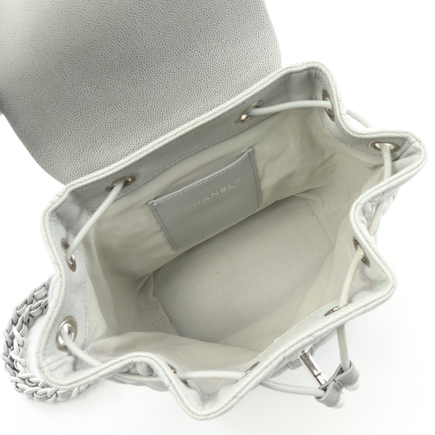 Chanel MatelassÃ© Grained Calfskin Backpack