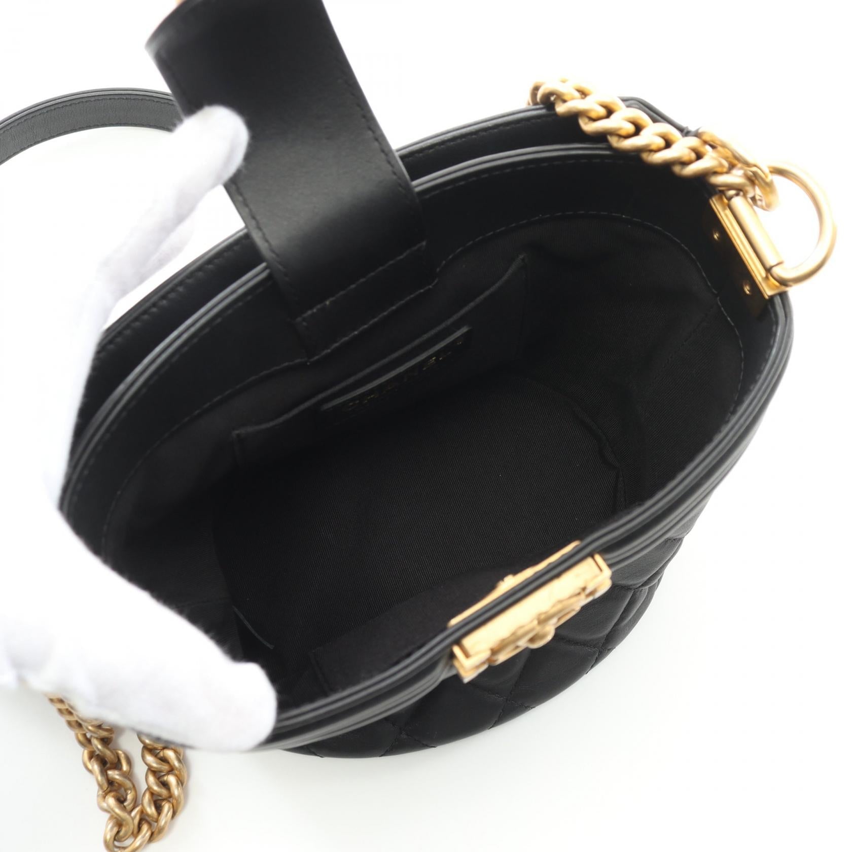 Chanel Boy Chanel Lambskin Shoulder Bag