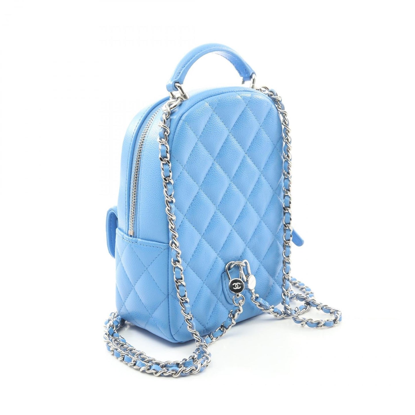 Chanel MatelassÃ© Grained Calfskin Backpack