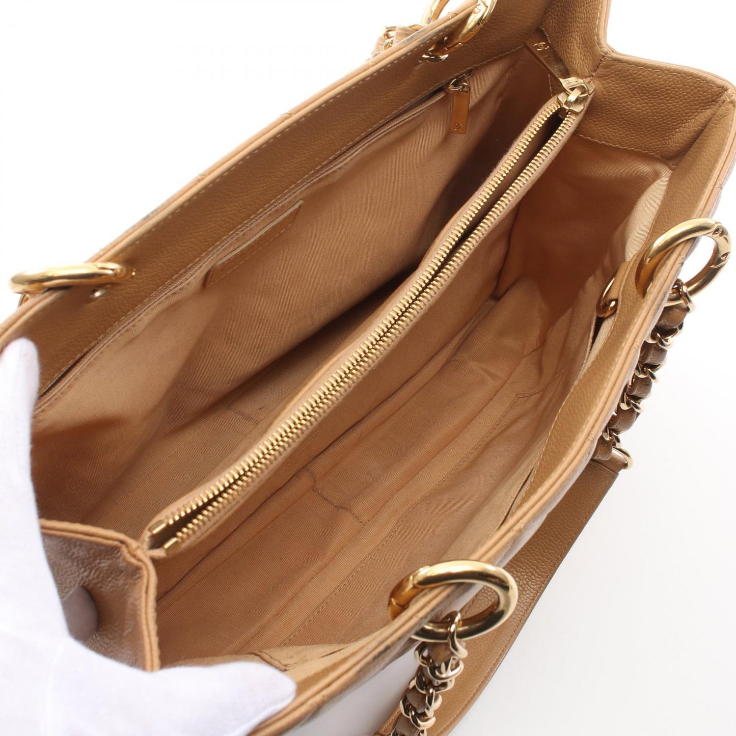 Chanel Matelasse Grand Shopping Tote Grained Calfskin Bag