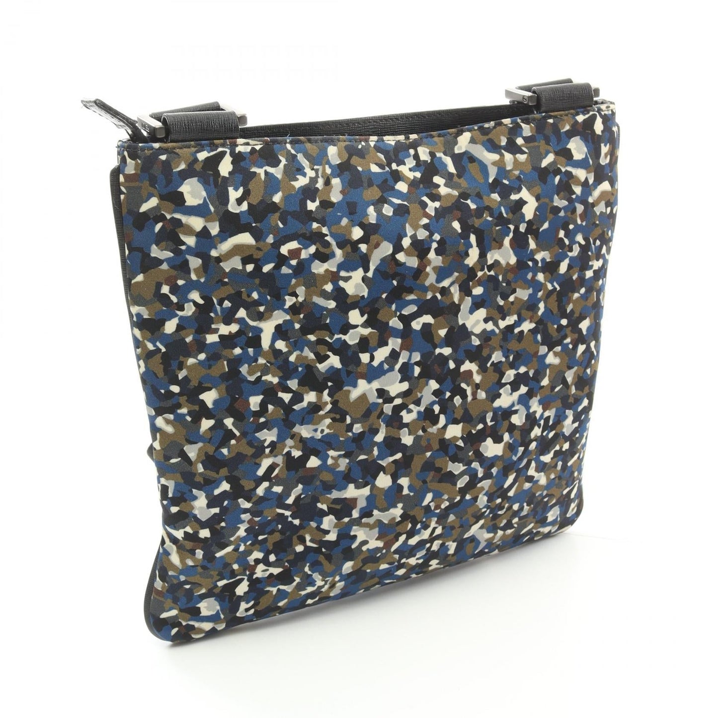 Fendi Nylon Leather Shoulder Bag