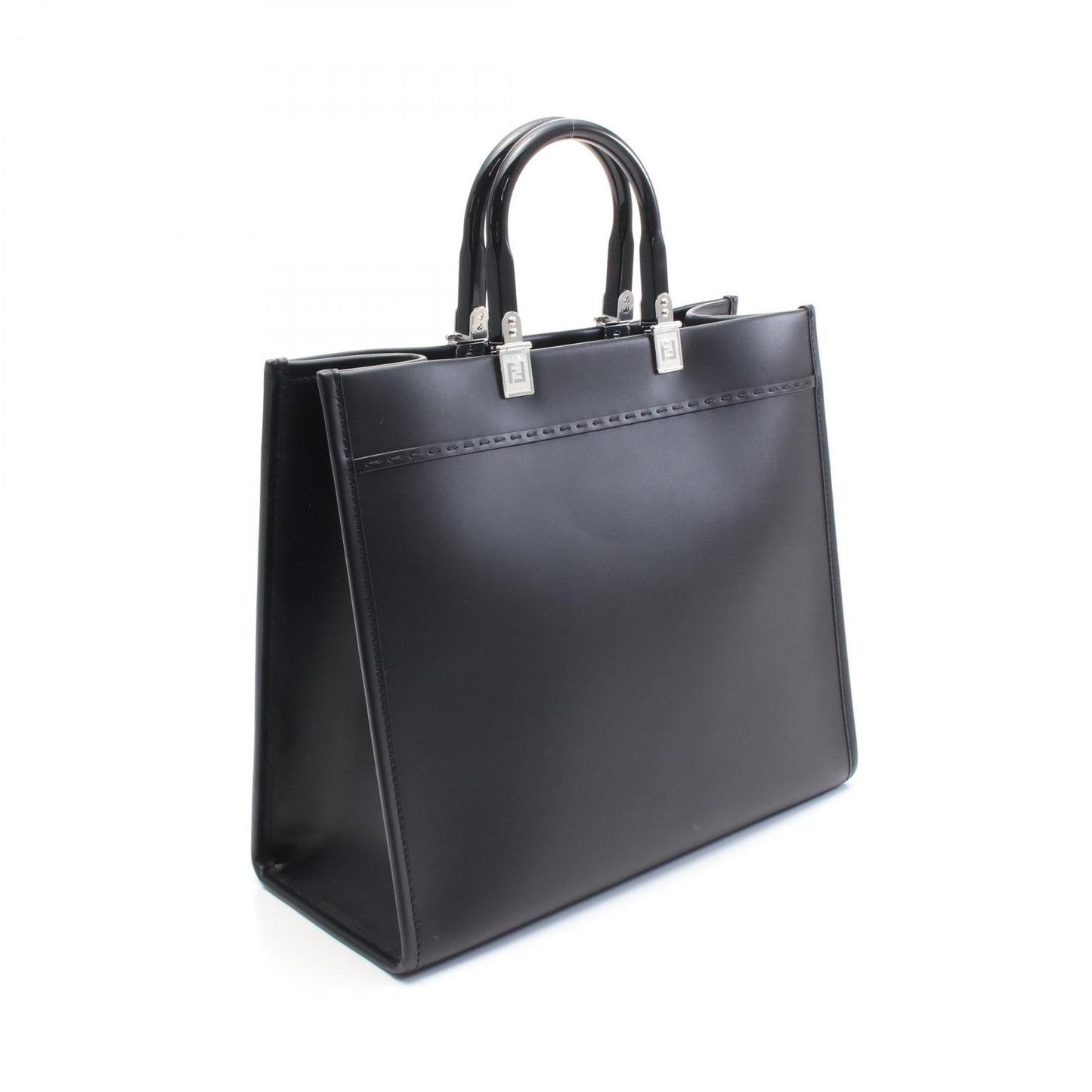 Fendi 7VA400 Canvas Leather Business Bag