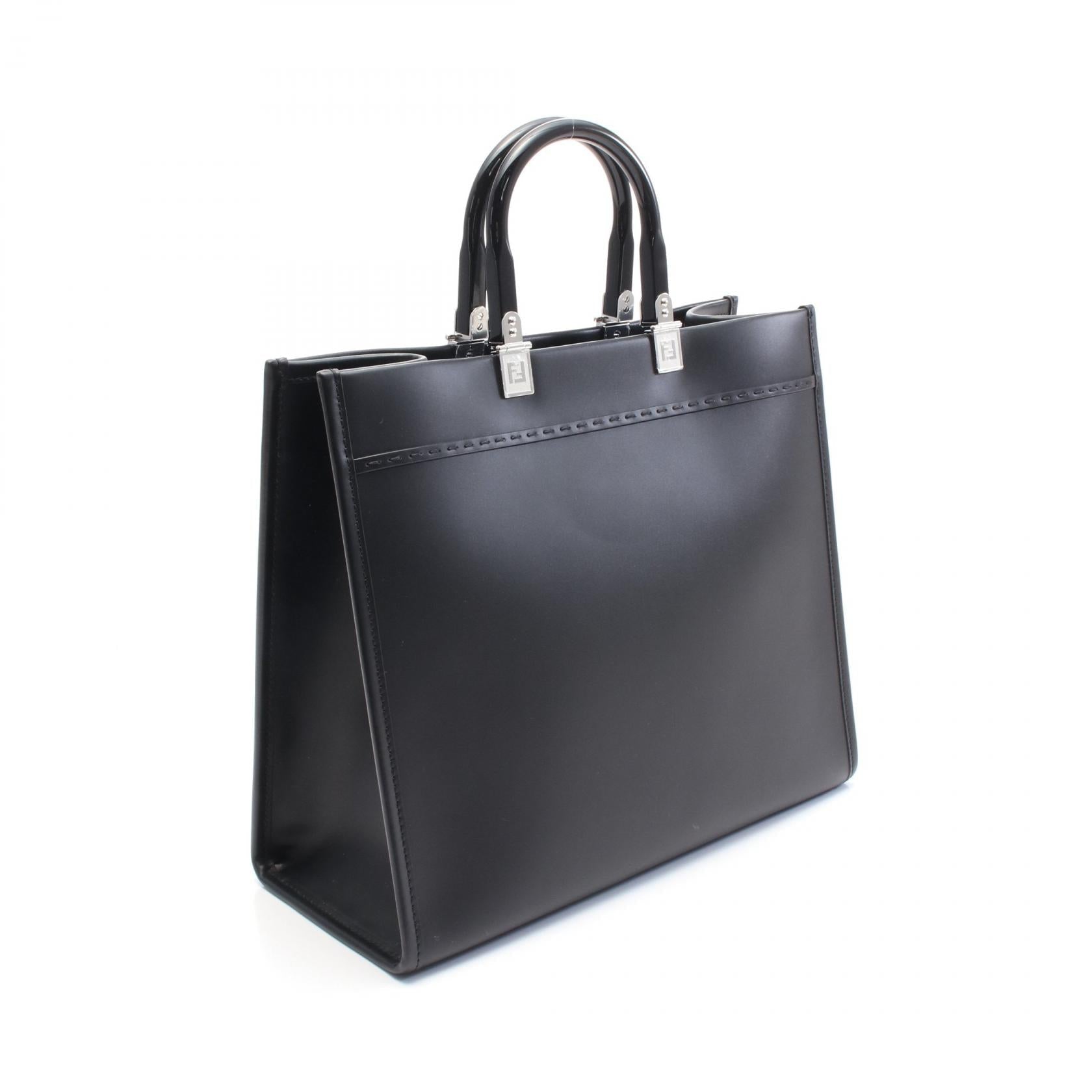 Fendi 7VA400 Canvas Leather Business Bag