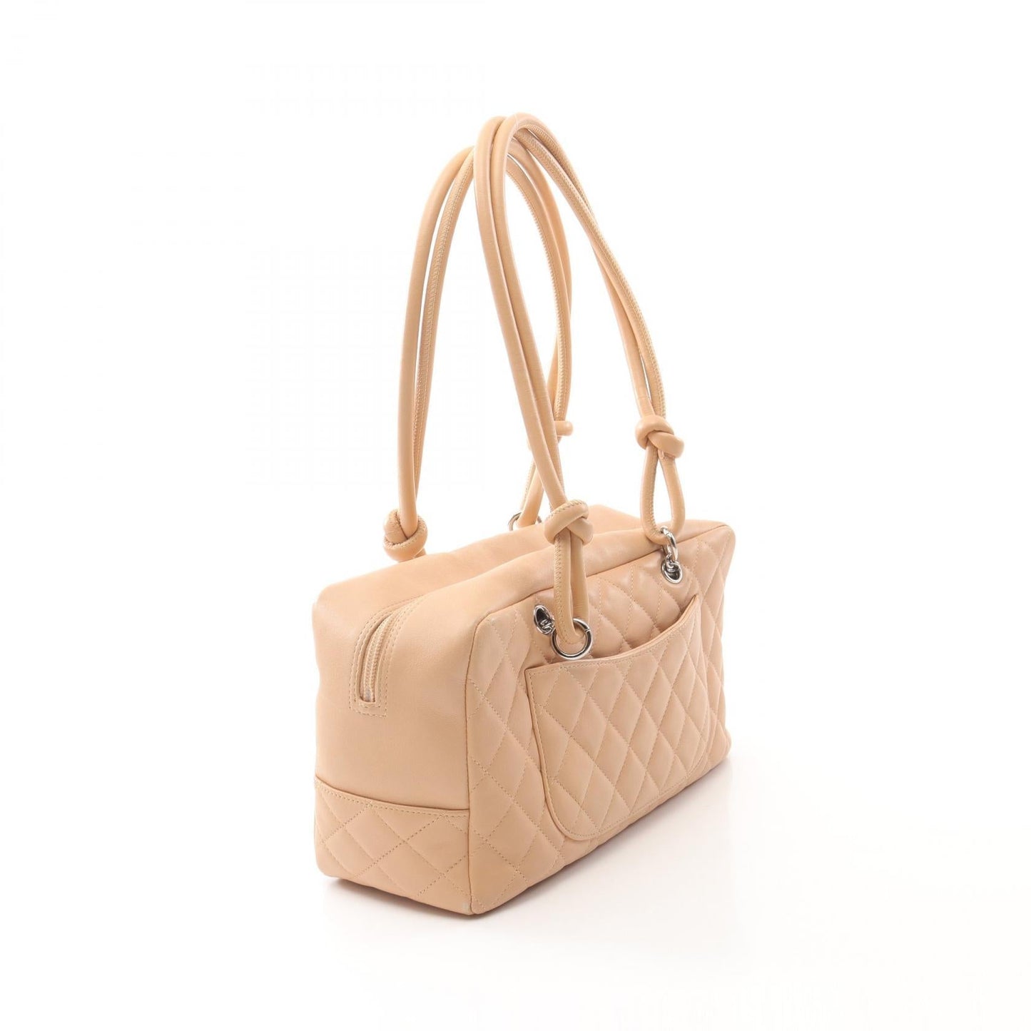 Chanel Cambon Line Leather Patent Leather 2way Shoulder Bag