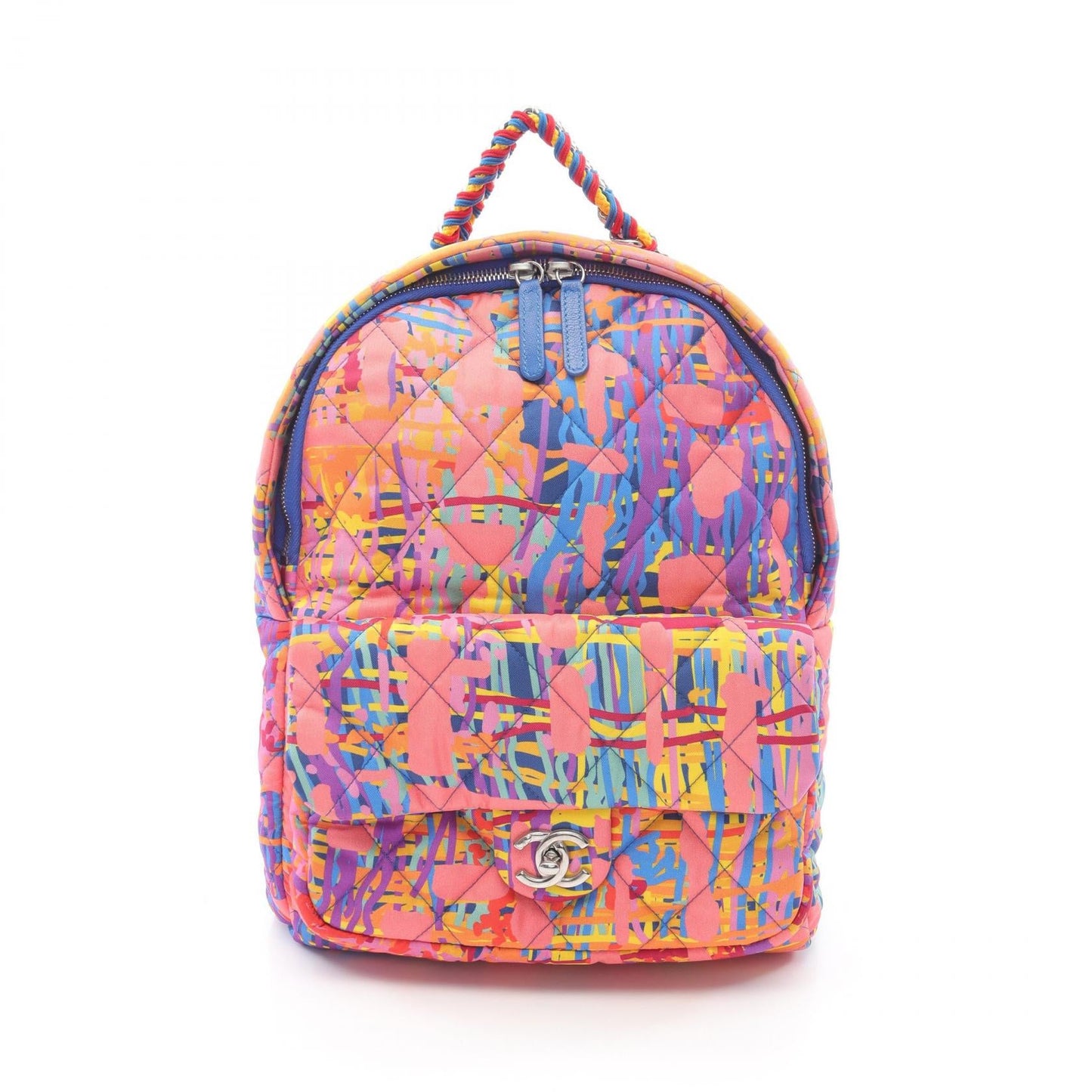 Chanel A57104 Nylon Leather Backpack