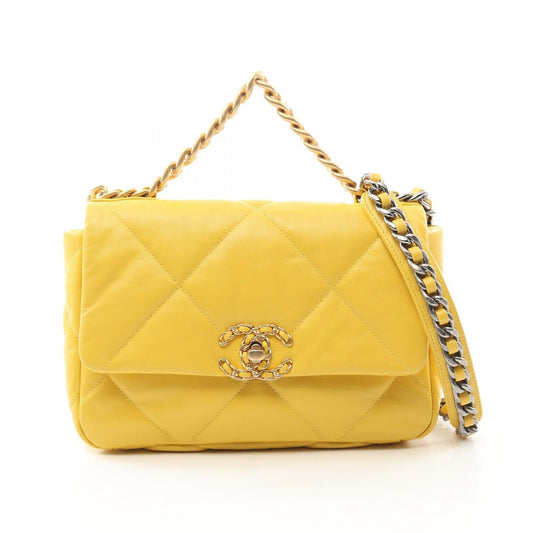 Chanel 19 MatelassÃ© Lambskin Shoulder Bag