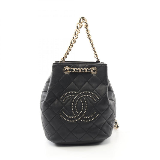 Chanel MatelassÃ© Studs Coco Calfskin Backpack