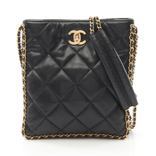 Chanel Small Shopping Bag Caviar Skin Shoulder Bag