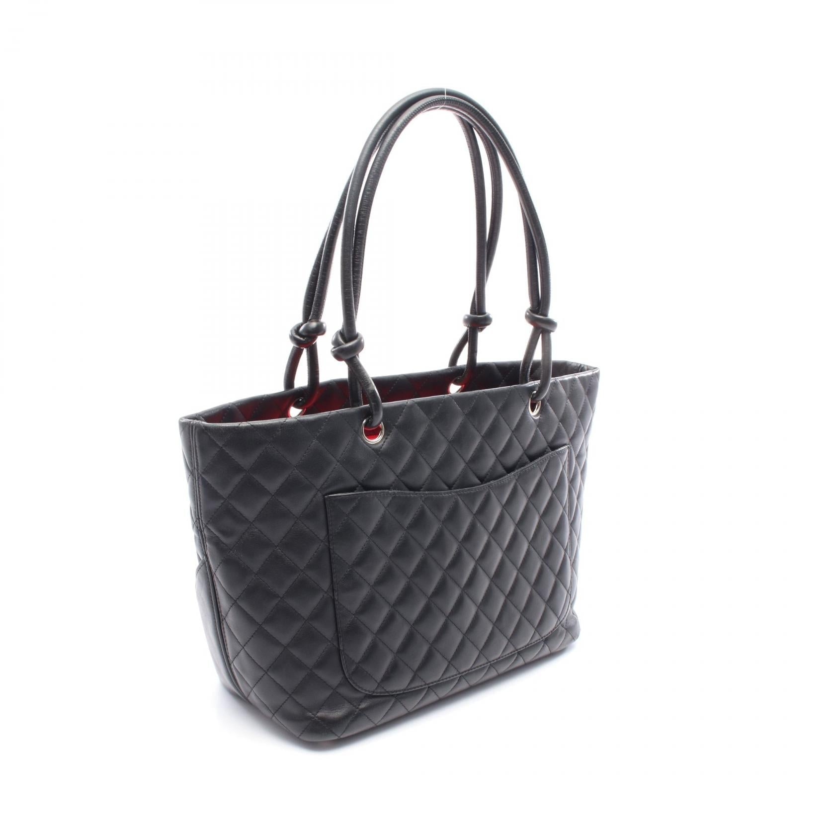 Chanel Cambon Line Lambskin Tote Bag