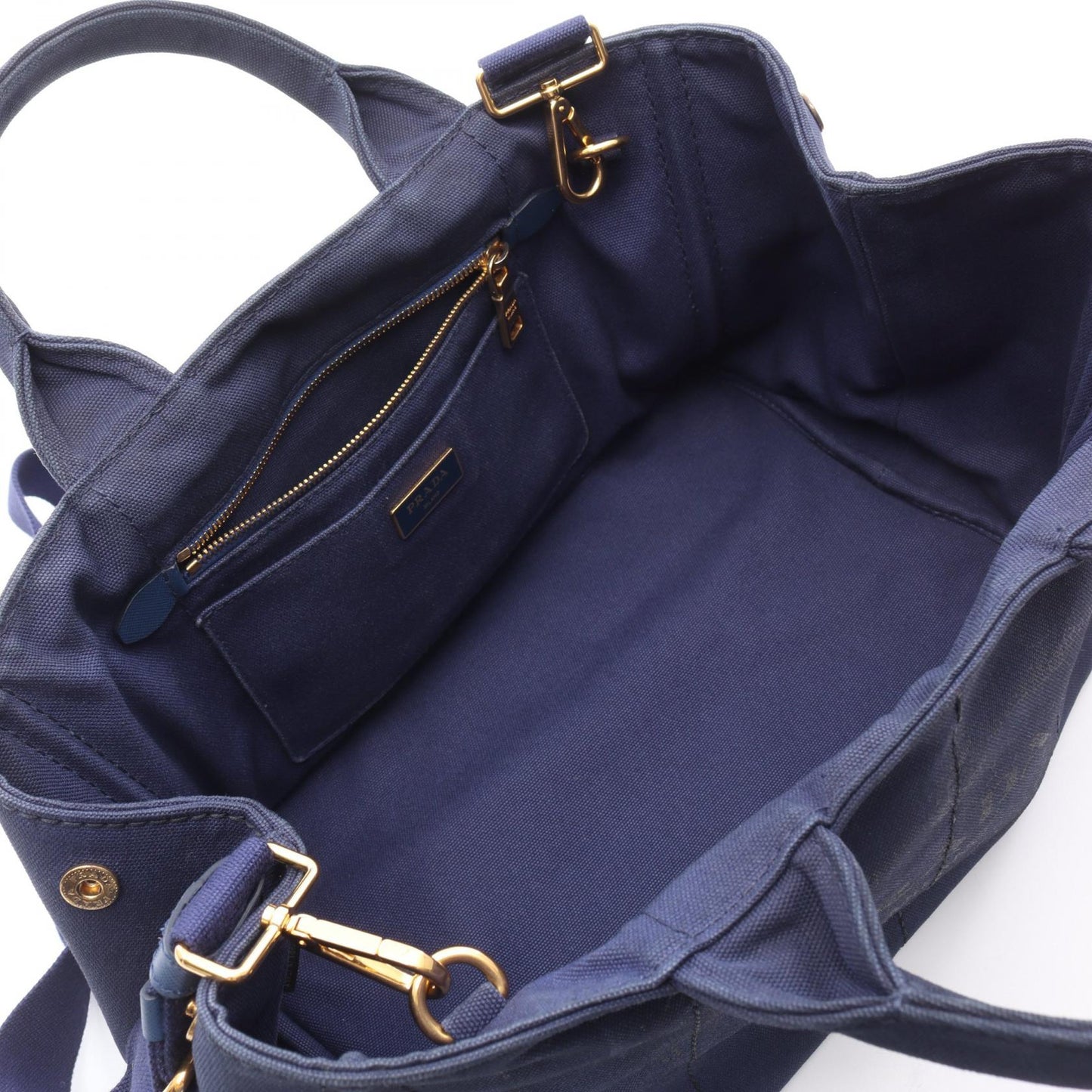 Prada CANAPA Canvas Tote Bag