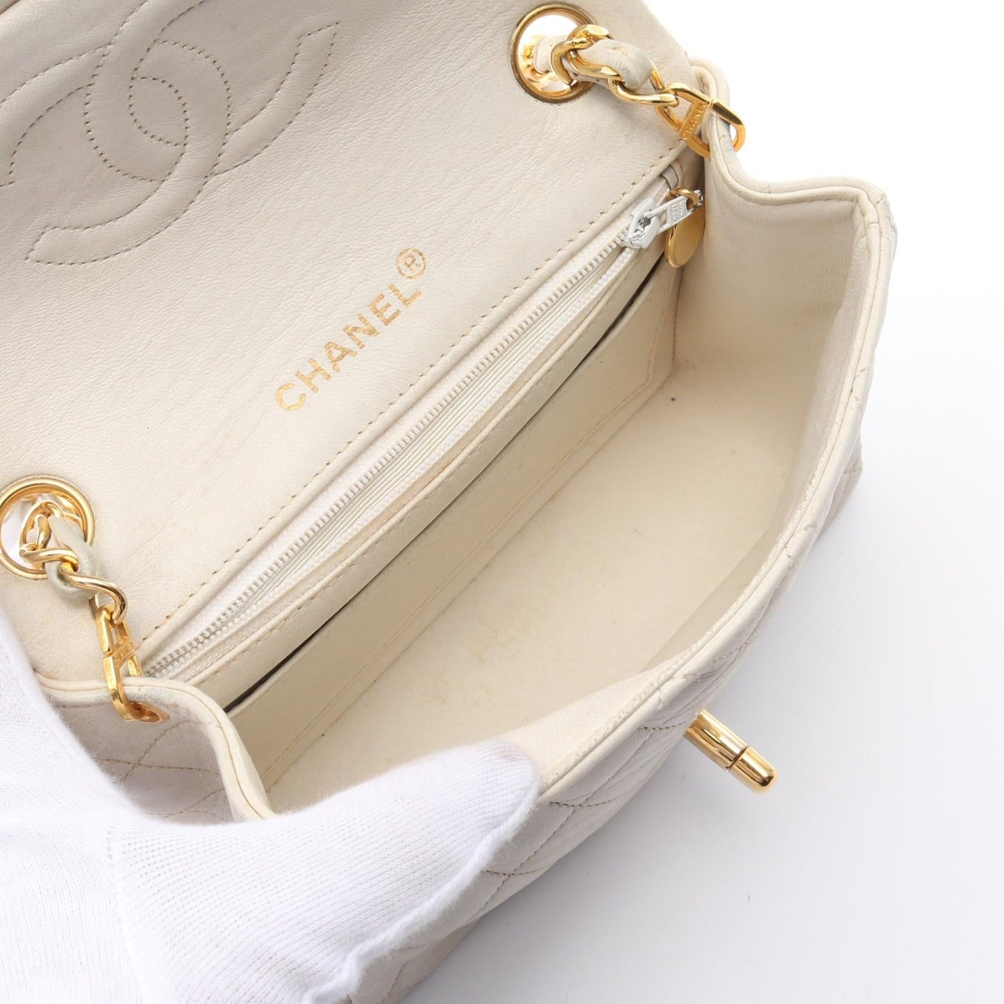 Chanel Mini MatelassÃ© Lambskin Shoulder Bag