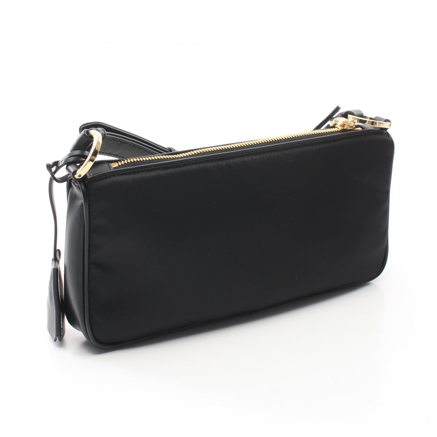 Prada TESSUTO?VITELLO Nylon Leather Shoulder Bag