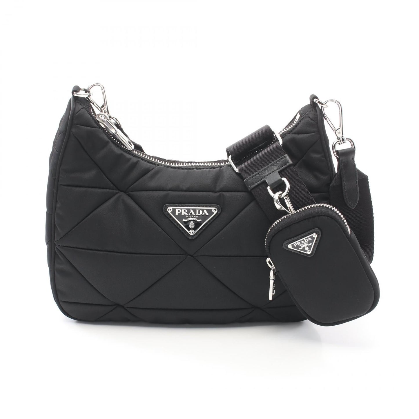 Prada TESSUTO QUILTING Nylon Shoulder Bag