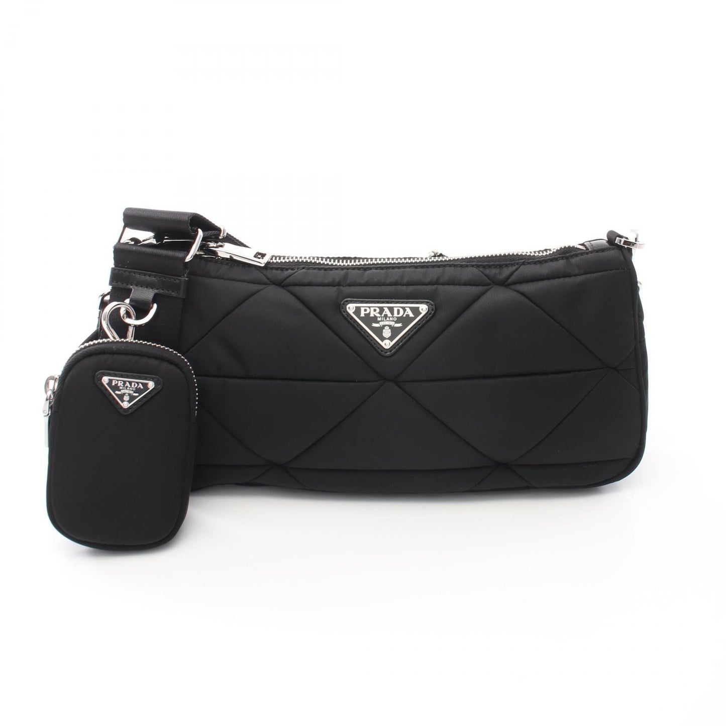 Prada TESSUTO QUILTING Nylon Shoulder Bag