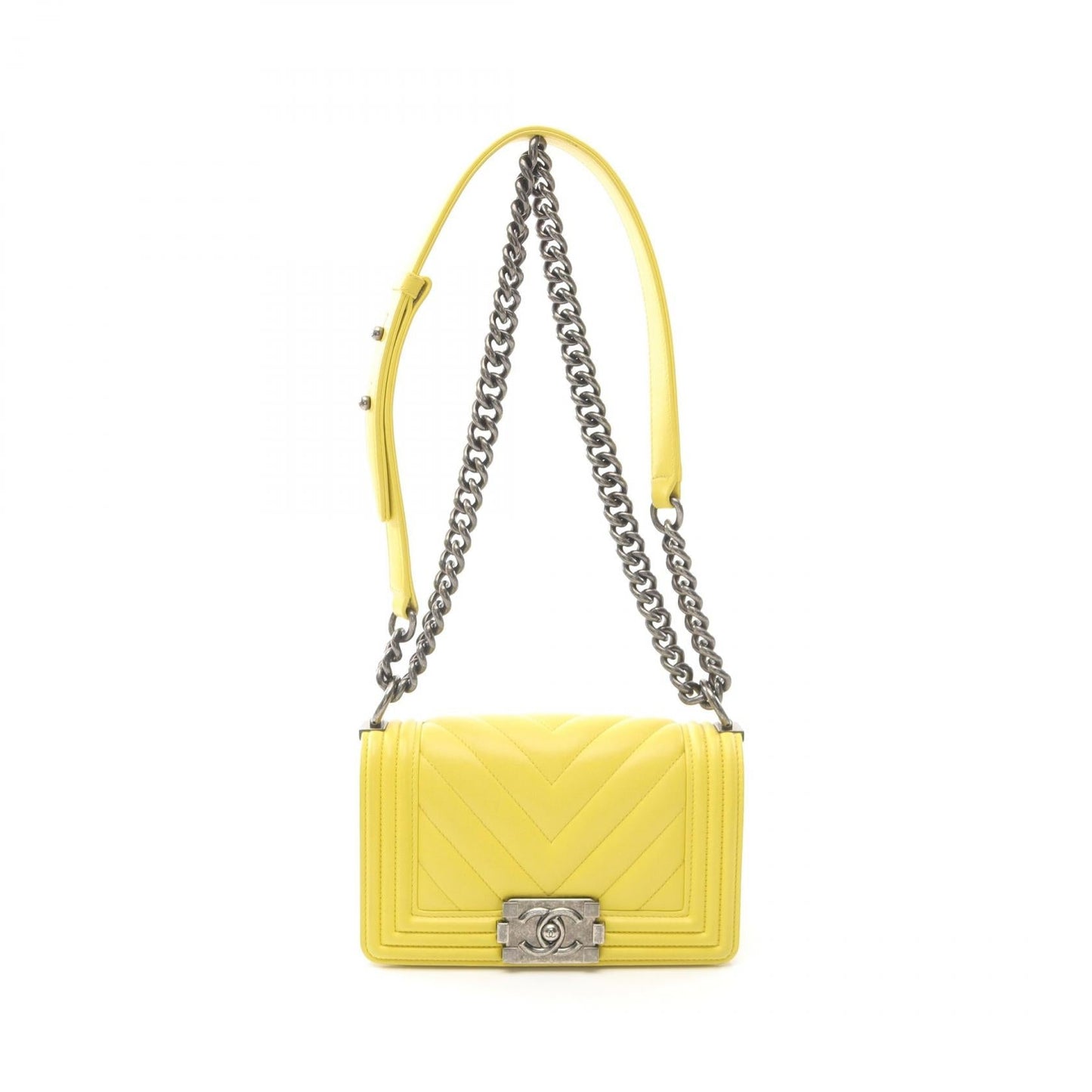Chanel Boy Chanel Lambskin Shoulder Bag