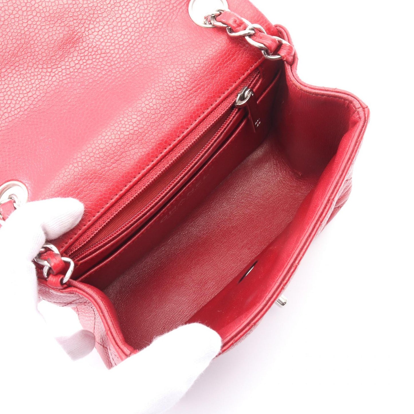 Chanel Mini MatelassÃ© Grained Calfskin Shoulder Bag