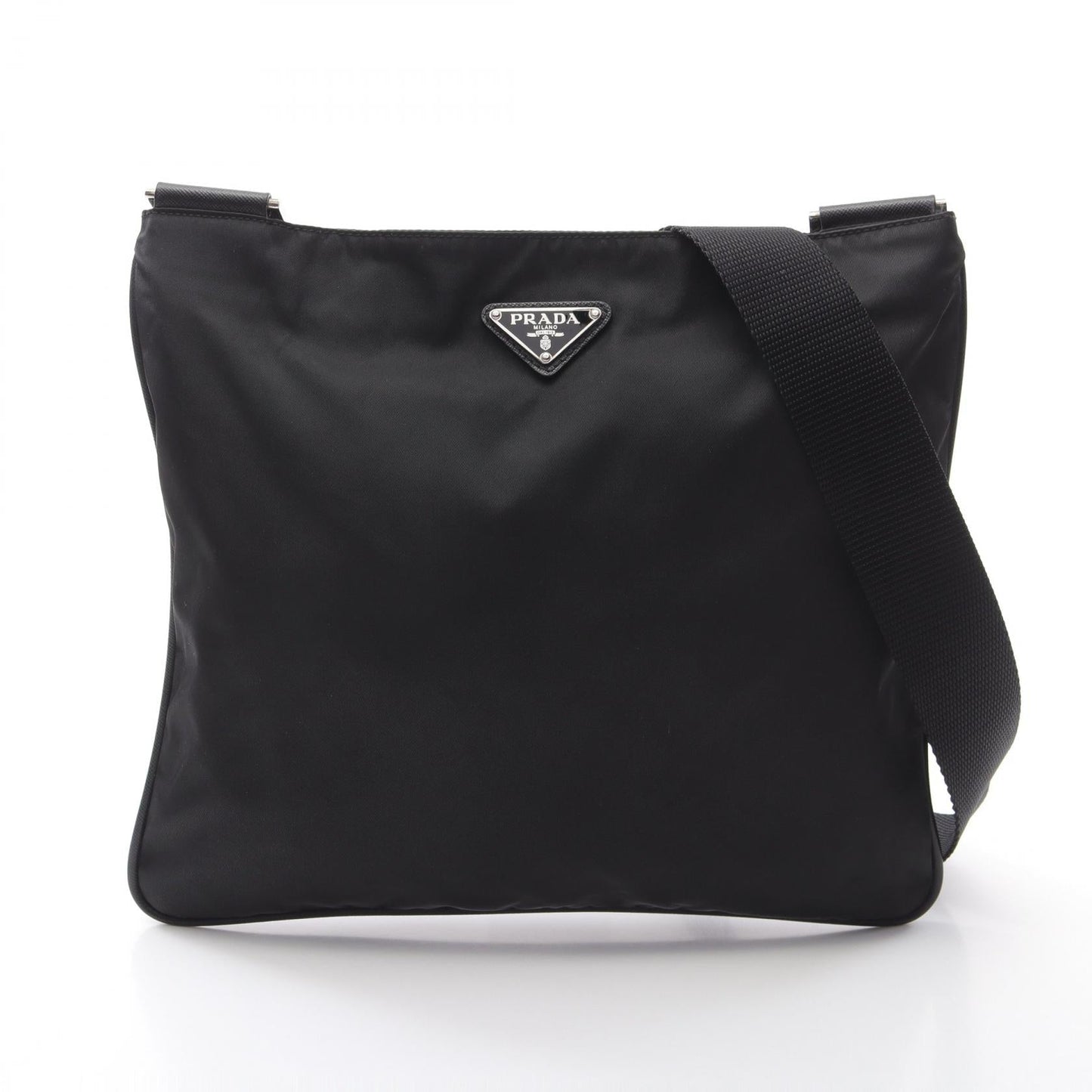 Prada TESSUTO+SAFFI Shoulder Bag Nylon Saffiano Leather Bag