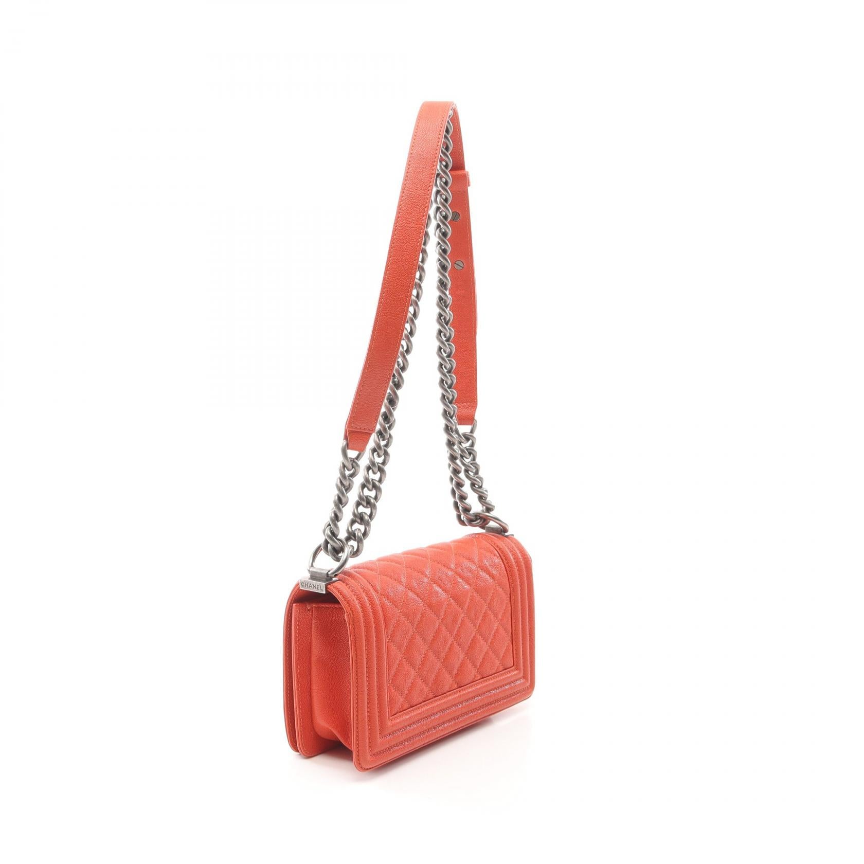 Chanel Boy Chanel Caviar Skin Shoulder Bag