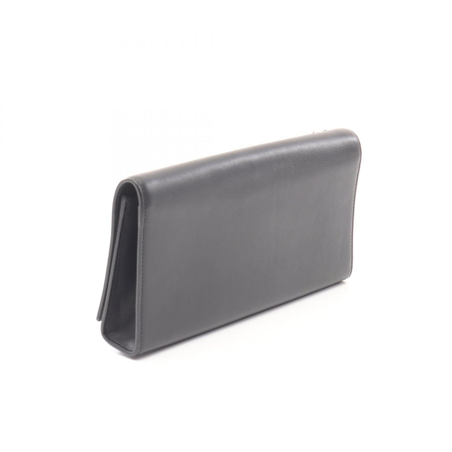 Saint Laurent Monogram Leather Clutch Bag