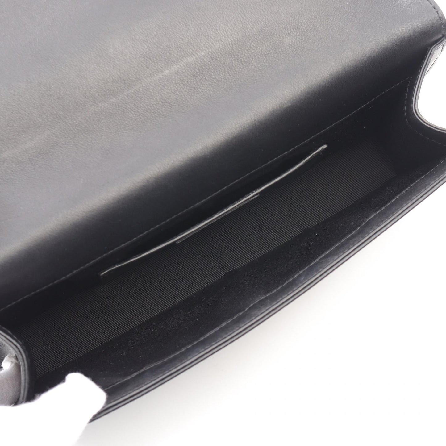 Saint Laurent Monogram Leather Clutch Bag