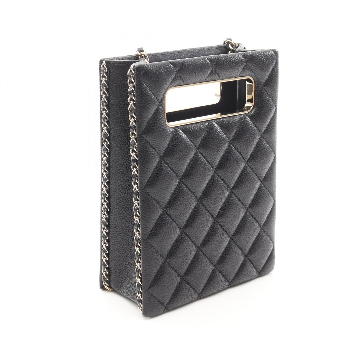 Chanel MatelassÃ© Caviar Skin Evening Shoulder Bag