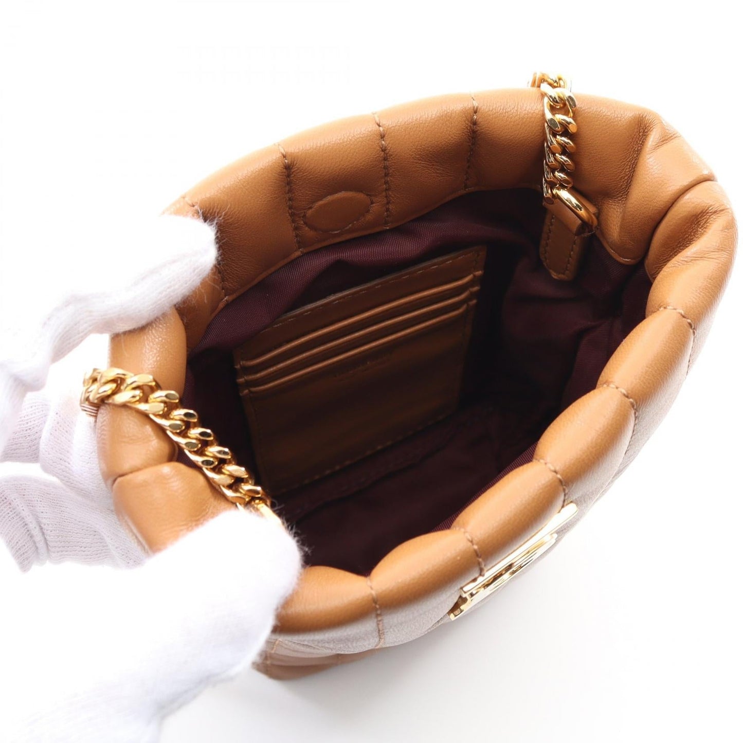 Burberry Lola Leather Bucket Bag Shoulder Bag