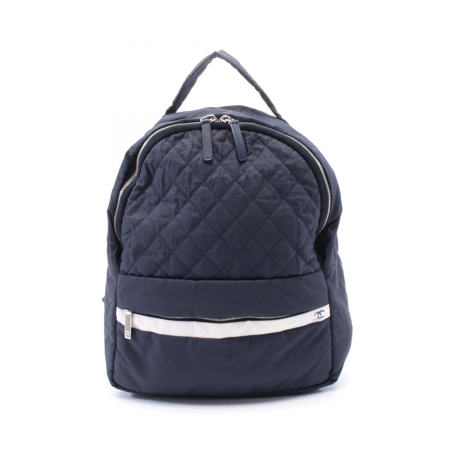 Chanel Matelasse Nylon Leather Backpack