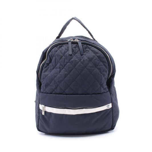 Chanel Matelasse Nylon Leather Backpack
