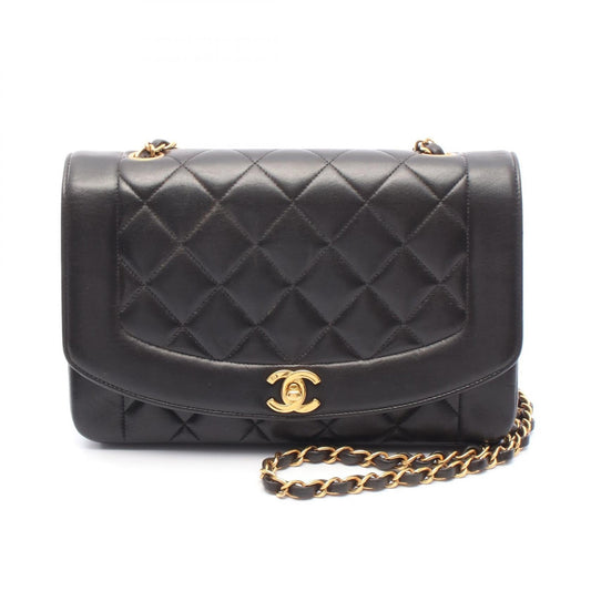 Chanel Matelasse Diana Flap Lambskin Shoulder Bag